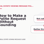 How to Make a Polite Request Without Sounding Demanding in Real Estate Viewing Message English