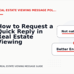 How to Request a Quick Reply in Real Estate Viewing Message English