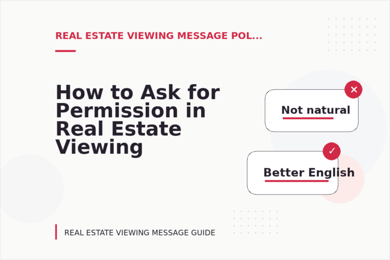 How to Ask for Permission in Real Estate Viewing Message English How to Ask for Permission in Real Estate Viewing Message English