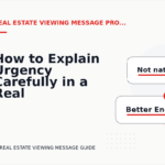 How to Explain Urgency Carefully in a Real Estate Viewing Message