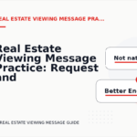 Real Estate Viewing Message Practice: Request and Reply Examples