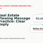 Real Estate Viewing Message Practice: Clear Reply Patterns