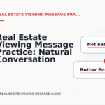 Real Estate Viewing Message Practice: Natural Conversation Lines