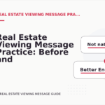 Real Estate Viewing Message Practice: Before and After Corrections