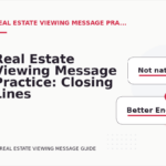 Real Estate Viewing Message Practice: Closing Lines and Follow-Ups