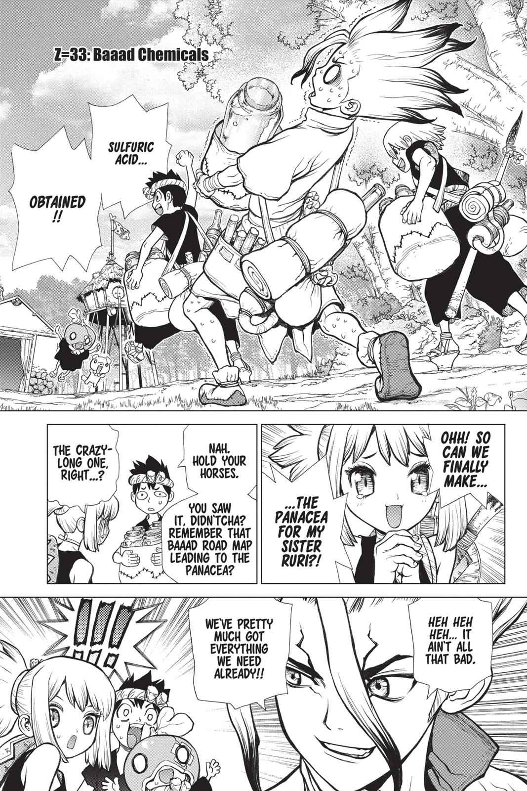 Dr Stone Chapter 33 Page 1
