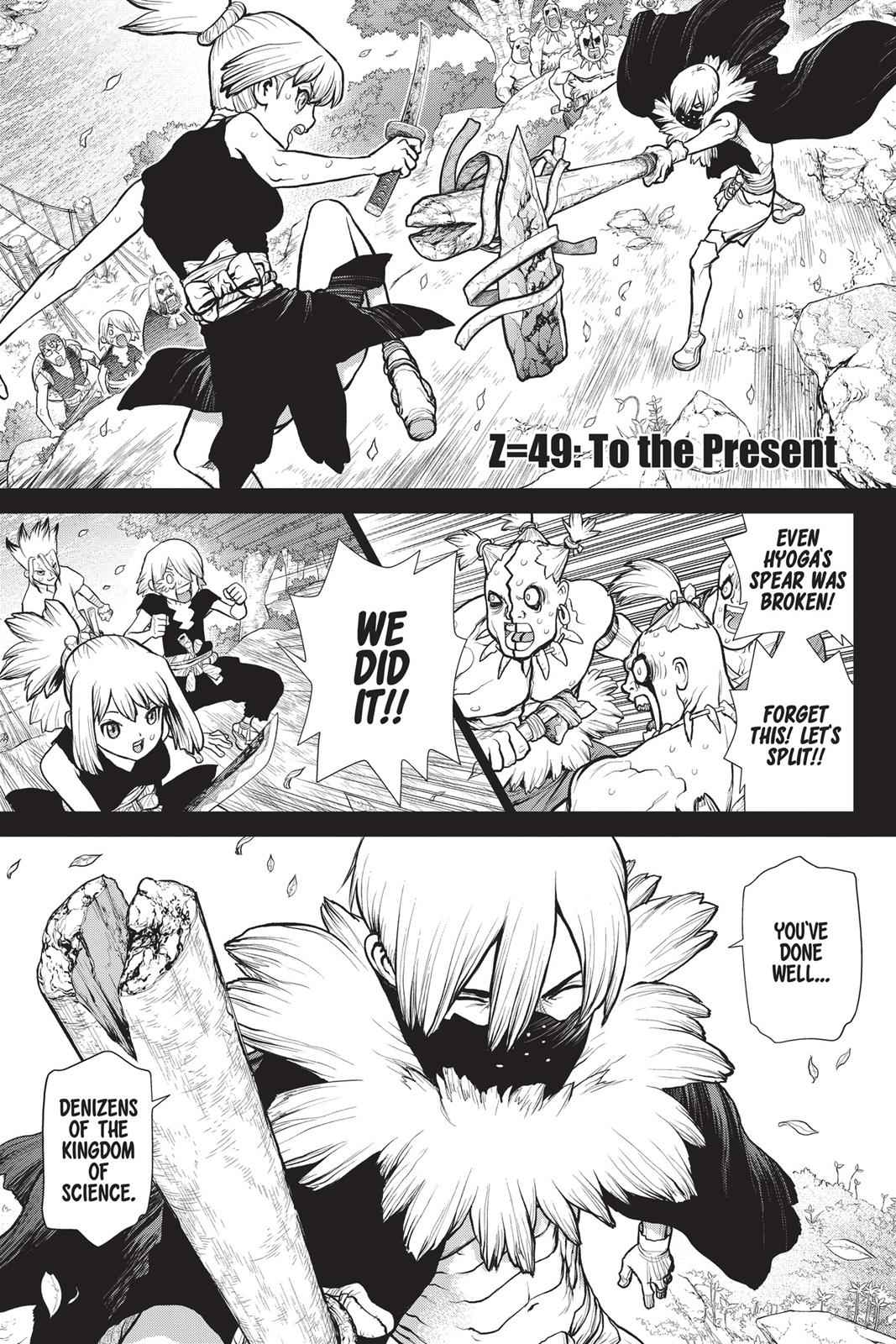 Dr Stone Chapter 49 Page 1