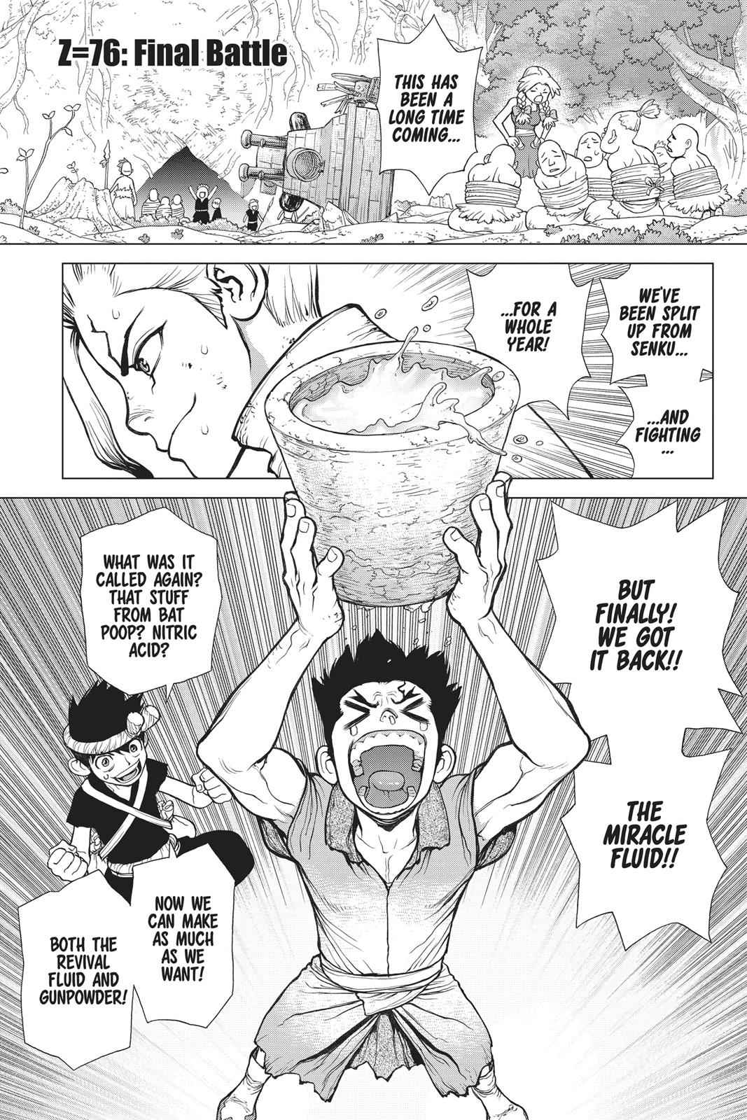Dr Stone Chapter 76 Page 1
