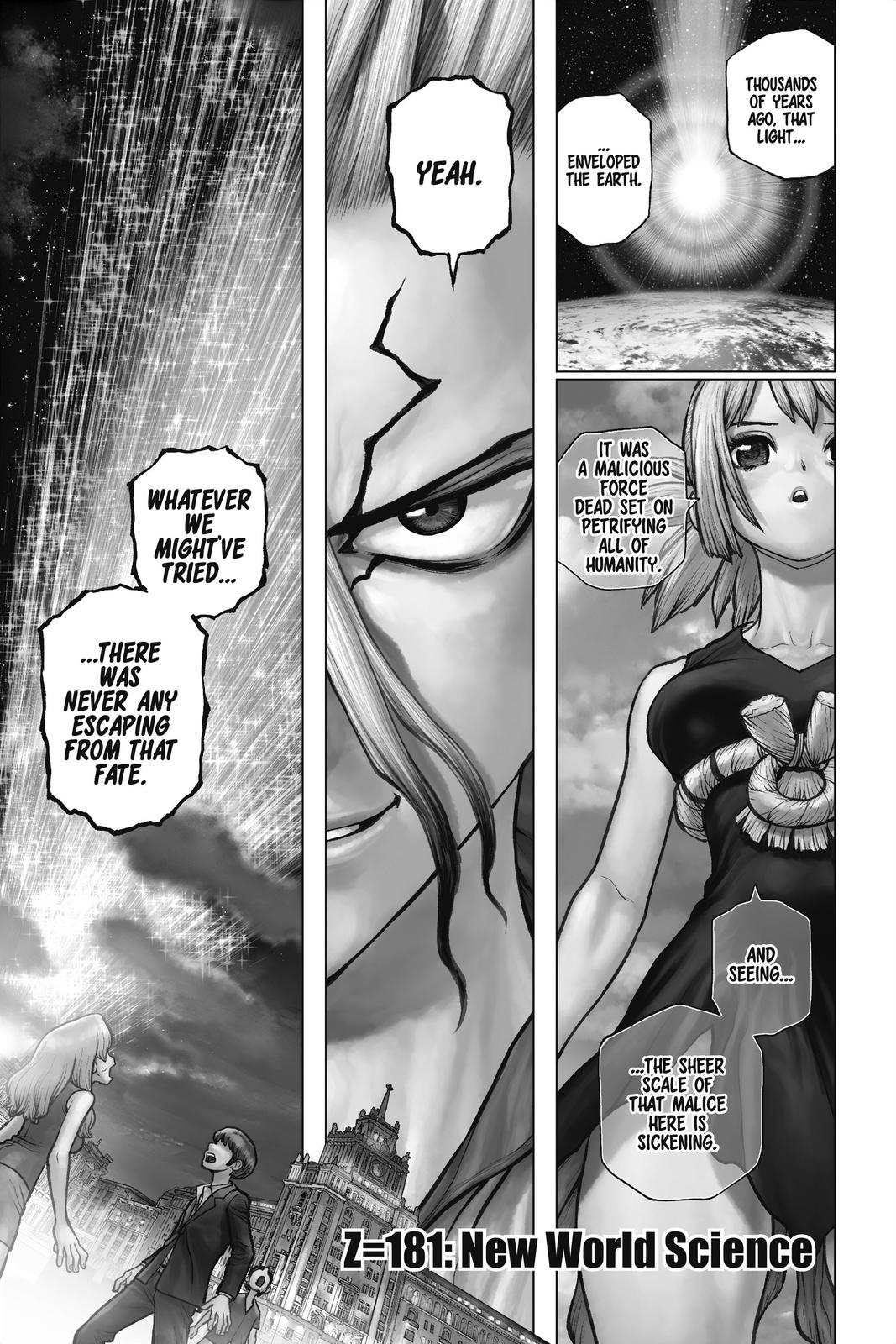 Dr Stone Chapter 181 Page 1