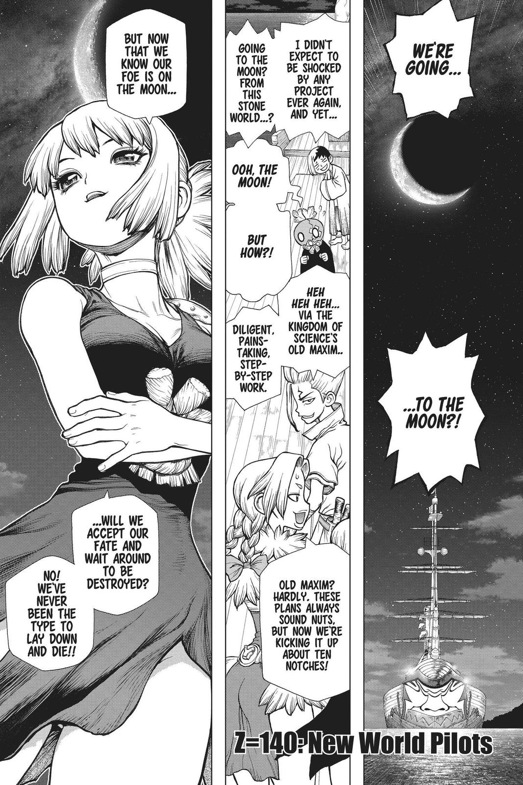 Dr Stone Chapter 140 Page 1