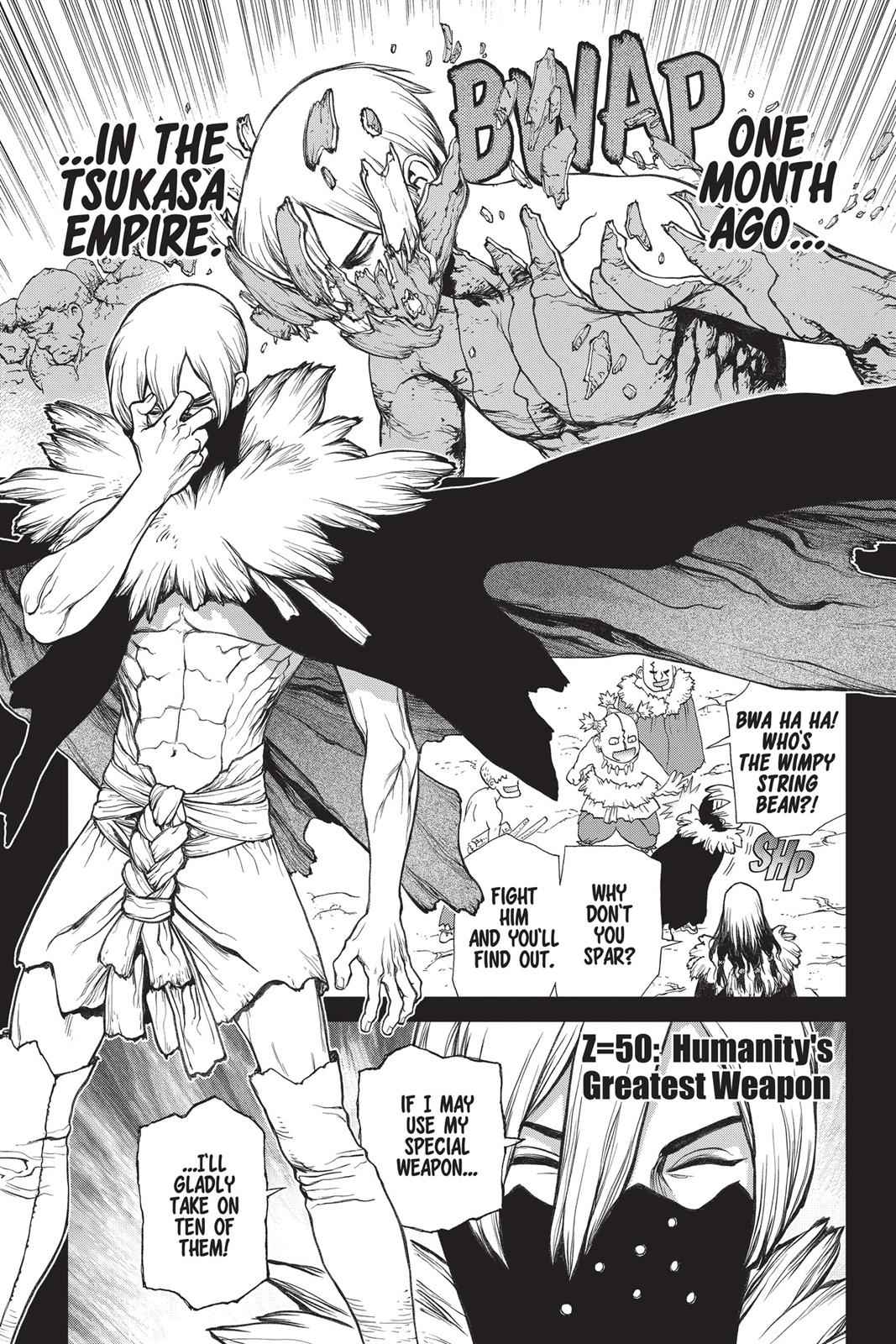 Dr Stone Chapter 50 Page 1