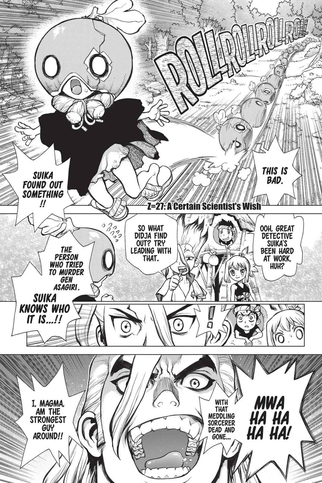 Dr Stone Chapter 27 Page 1